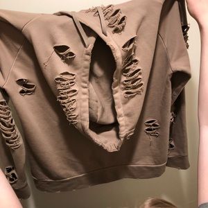 ALO Yoga Brown Hoodie